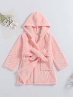  Long Sleeve Belted Plain Kids Clothing 4557