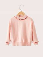  Baby Pink Regular Regular Fit Toddler Girl Sweaters 3009