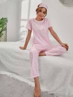  Round Neck Casual Women Sleep  Lounge 2192