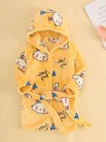 Long Sleeve Cartoon Belted Kids Underwear  Sleepwear 297