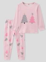 Baby Pink  Christmas Girls Loungewear 875