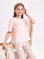 Round Neck  Girls Loungewear 537