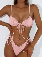  Plain Cute Women Bikini Sets 782