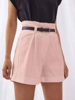  Plain Loose Women Denim Shorts 1176