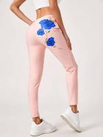  Casual Baby Pink Women Bottoms 9376