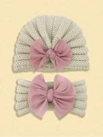  Beige Casual Baby Hats  Gloves 8035