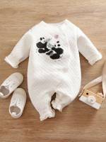  Letter Long Sleeve Casual Baby  Mom 1605