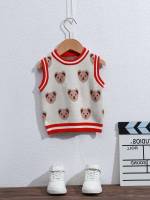  Regular Fit Round Neck Cartoon Baby  Mom 2314