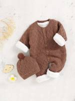  Long Button Front Regular Fit Baby Knitwear 3110