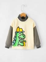 Regular Fit Long Sleeve Dinosaur Kids Clothing 584