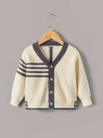 Beige Regular Preppy Kids Clothing 2293