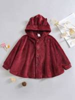 Cute Button Front Regular Regular Fit Toddler Girls Clothing 9941