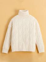 Beige Regular Long Sleeve Toddler Girls Clothing 4013