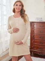  Round Neck Long Sleeve Maternity 147