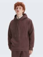 Hooded Beige Plain Regular Fit Men Hoodies  Sweatshirts 877