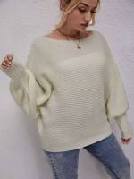  Casual Beige Plus Size Sweaters 786