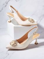 Elegant Pearls Women Shoes 4449