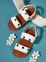   Beige Kids Sandals 924