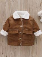 Regular Fit Collar Long Sleeve Kids Clothing 603