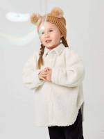  Collar Plain Regular Fit Toddler Girls Clothing 987