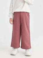  Plain Beige Toddler Girl Sweatpants 6223