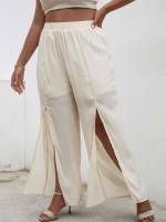  Regular Fit Long Beige Women Plus Clothing 991