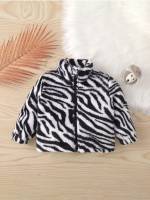 Casual  Black and White Baby Clothing 8309