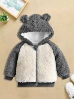 Regular Hooded Long Sleeve Baby Clothing 6958