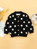 Regular Round Neck Long Sleeve Casual Baby  Mom 137