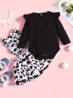  Long Sleeve Round Neck Graphic Baby Clothing 380