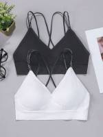  Letter Black and White Girls Bras  Bralettes 4520