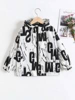 Casual Letter Long Sleeve Regular Girls Clothing 1958