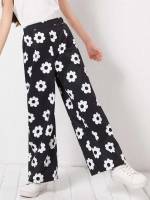  Floral Black and White Girls Clothing 7484