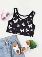 Butterfly Black and White Regular Fit Kids Clothing 5448