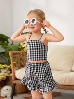 Boho Regular Fit Toddler Girl Two-piece Outfits 9423