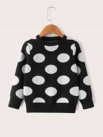  Regular Black and White Polka Dot Kids Clothing 867