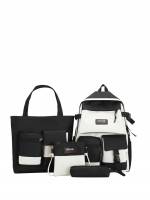  Black and White  Men Bag Sets 6813