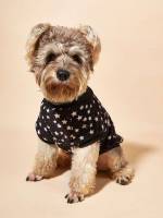  Black and White Geometric Pet Clothing 1694