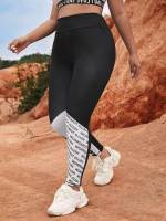 Long  Skinny Plus Size Sports Leggings  Pants 8303