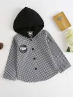 Hooded Regular Fit Regular Button Front Toddler Boys Clothing 5464