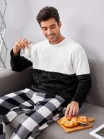  Black and White Casual Men Loungewear Tops 4983