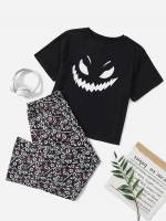  Halloween Short Sleeve Underwear  Sleepwear 665