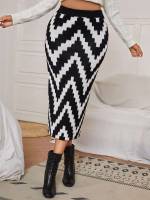  Chevron Elegant Women Knitwear 653