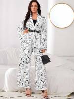 Long Sleeve  Figure Women Suit Sets 9752