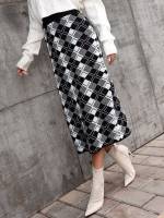   Black and White Women Clothing 9045