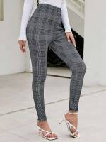  Casual Black and White Women Leggings 8719