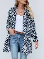 Lapel Casual Regular Fit Long Sleeve Women Coats 1232