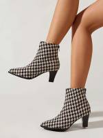  Fashionable Houndstooth Women Shoes 4936