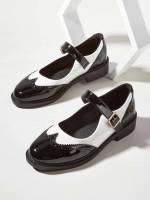  Black and White  Shoes 6884