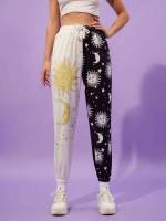  All Over Print Long Women Sweatpants 8038